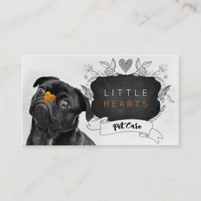Pet Care Services/ Sitting Services / Pet Shop Visitenkarte (Vorderseite)