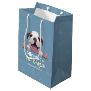Pet Care Sitting Bade Grooming Salon Food Shop Mittlere Geschenktüte