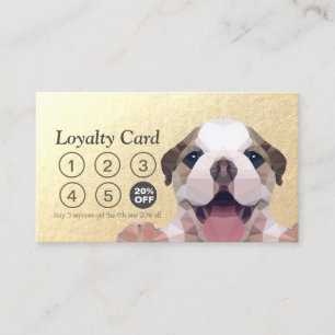 Pet Care Sitzen Bade & Grooming Loyalty Punch Treuekarte