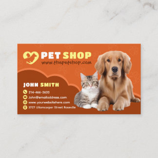 Pet care, Veterinary Doctor, Vet, Tierklinik Visitenkarte
