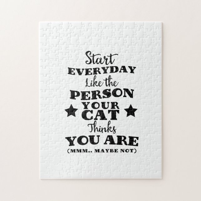 Pet Cat Funny Zitat (Vertikal)