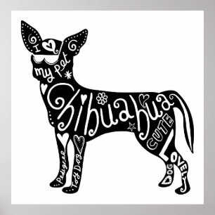 Pet Chihuahua Dog Poster
