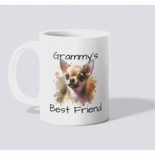 Pet Chihuahua/Grammy's Personalize Coffee Tasse
