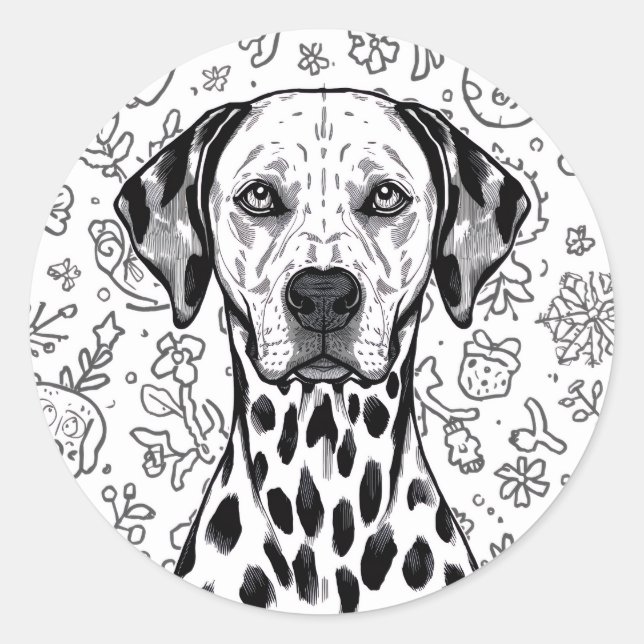 Pet christmas  runder aufkleber (Vorderseite)