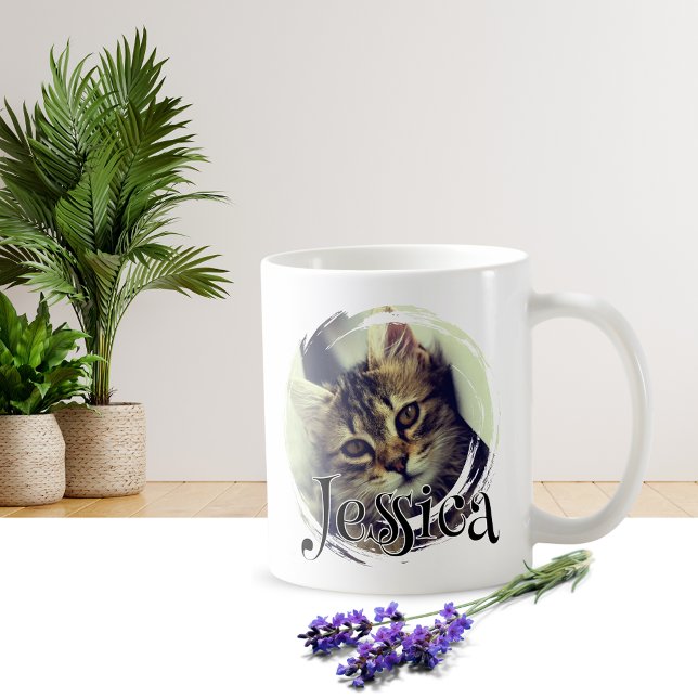 Pet Custom Photo, Name Mug Design Kaffeetasse (Von Creator hochgeladen)