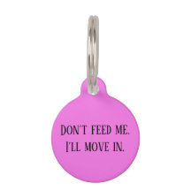 Pet Dog Cat Funny Humor Customize ID Lost 