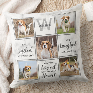 Pet-Dog-Gedenkstätte Keepake Unique 5 Foto Collage Kissen