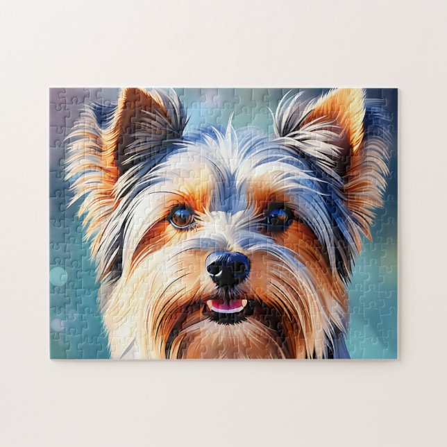 Pet Dog Yorkshire Terrier (Horizontal)