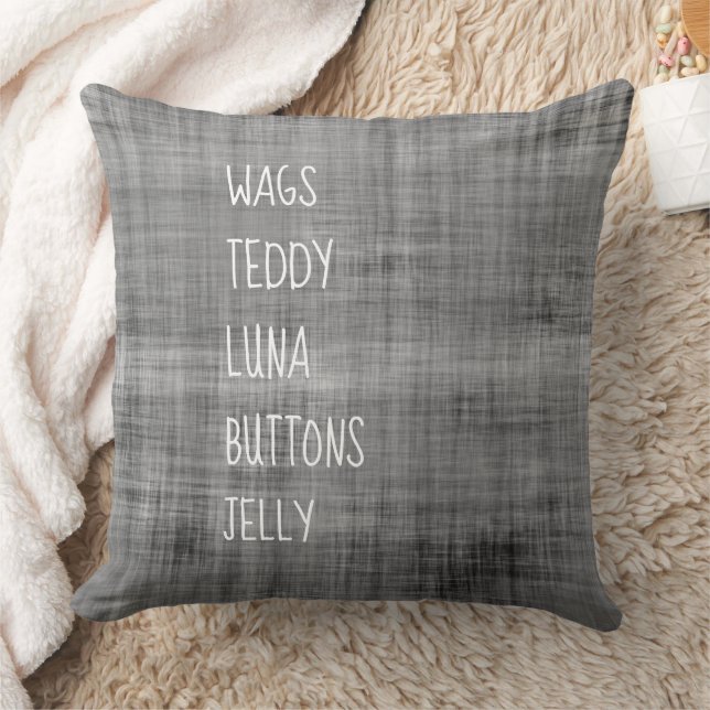 PET-Familiennamen Tiere Lover Timeless Keepake Kissen (Decke)