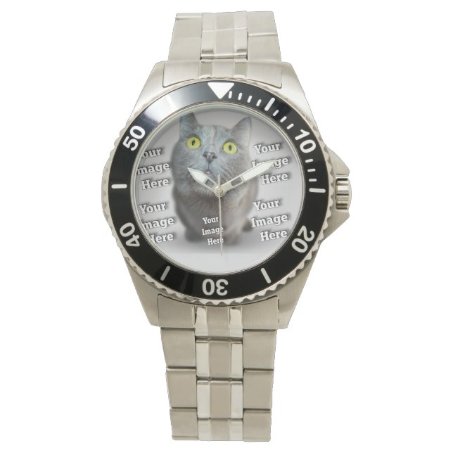 PET-Foto ✨ Armbanduhr (Vorderseite)