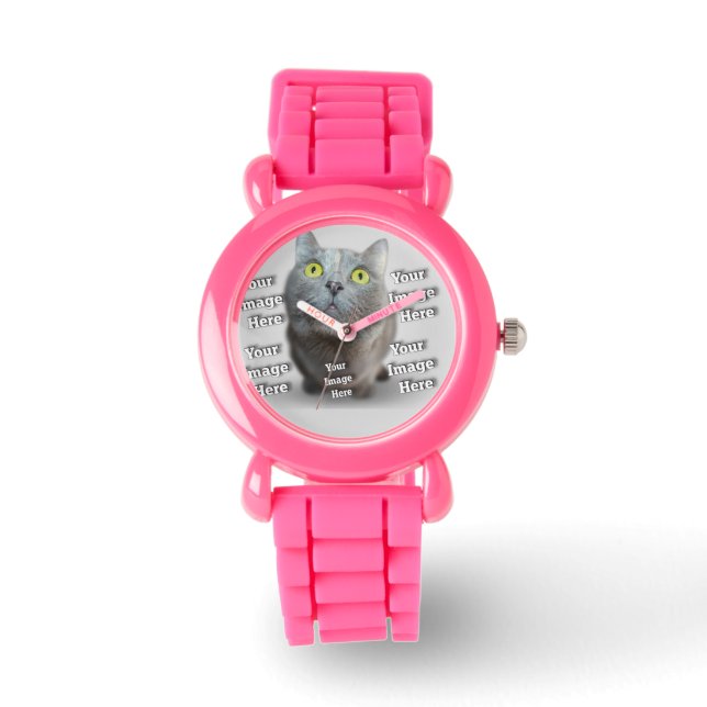 PET-Foto ✨ Armbanduhr (Vorderseite)