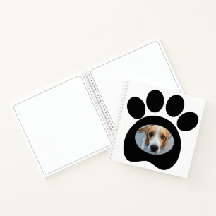 PET-FOTO-DRUCKRAMPLATE FÜR KATZEN UND HUNDE NOTIZBUCH