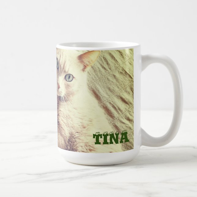 Pet-Foto hochladen Kaffeetasse (Rechts)