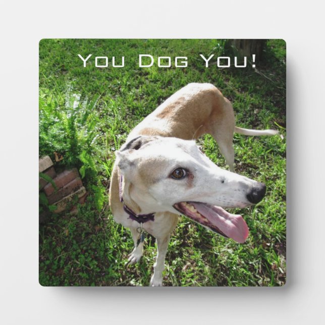 Pet Foto Plaque mit Easel Fotoplatte (Vorderseite)