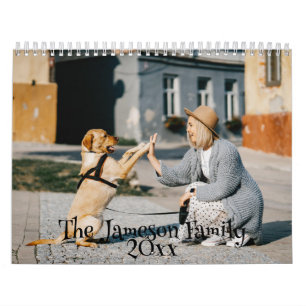 Pet Foto Template DIY Holiday Icons Family Kalender