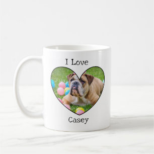 Pet-Foto und Paw-Druck Kaffeetasse