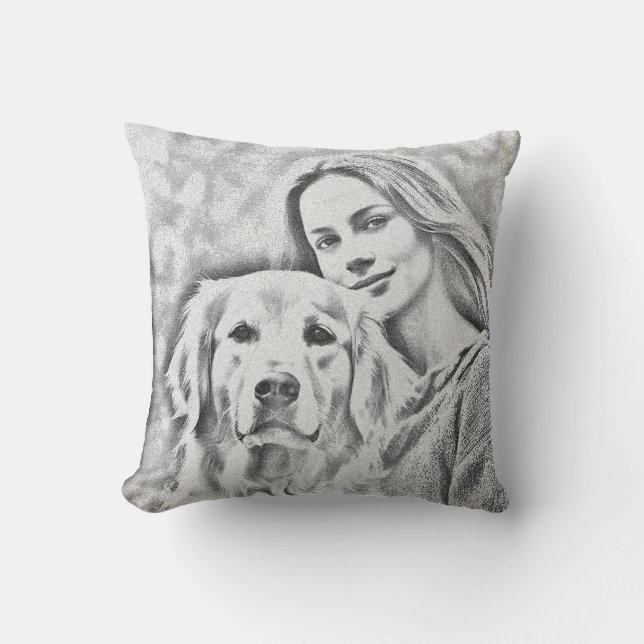 Pet Friends Hund Mama Geschenk BESTE FREUNDIN Best Kissen (Vorderseite)
