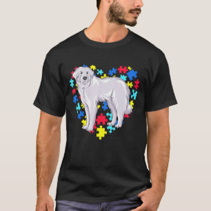 Pet Great Pyrenäen Autismus Sensibilisierungsmonat T-Shirt
