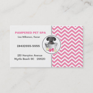 Pet Groomer Business Card Visitenkarte