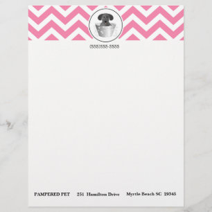 Pet Groomer Business Letterhead Briefbogen