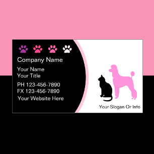 Pet Grooming Business Cards Neu Visitenkarte