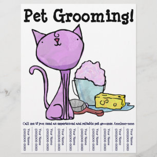 Pet Grooming! Cat Flyer