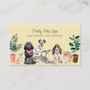 Pet Grooming Pet Wellness-Center Visitenkarte