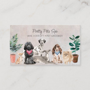 Pet Grooming Pet Wellness-Center Visitenkarte