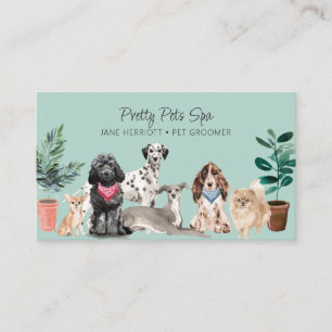 Pet Grooming Pet Wellness-Center Visitenkarte