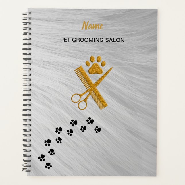 Pet grooming Salon Planer (Vorderseite)