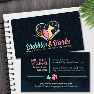 Pet Grooming Studio - Groomer Services Visitenkarte