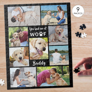 Pet Hund Foto Collage Sie hatten mich bei WOOF Hun
