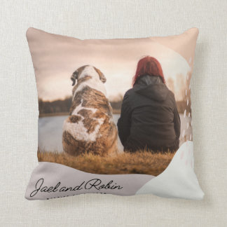 Pet Hund Memorial Keepake Foto Collage Throw Pille Kissen