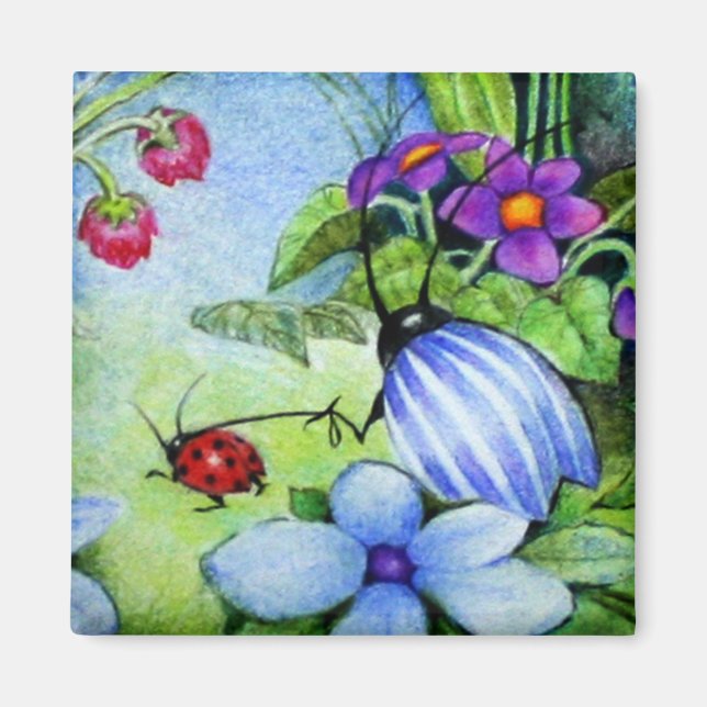 Pet Ladybug Magnet (Vorne)