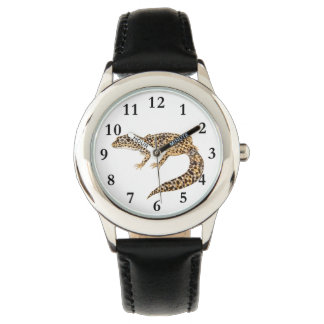 Pet Leopard Gecko Lizard Montre pour enfants