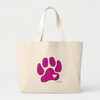 Pet Liebhaber-tragende Taschen-Tasche/rosa Jumbo Stoffbeutel