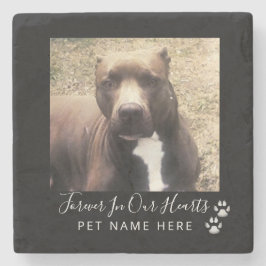 Pet Loss Hund Foto Memorial Keepake Name Steinuntersetzer