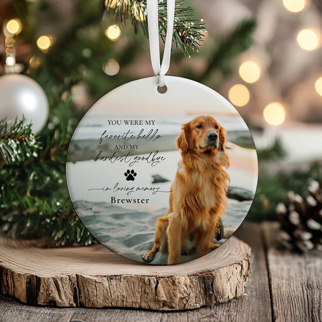 Pet Loss Keepake Keramik Ornament (Von Creator hochgeladen)
