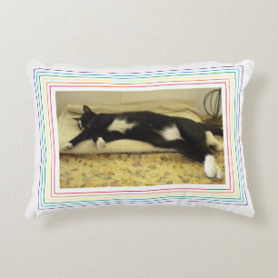 PET LOVE Pet-Foto-Akzentschoner / Regenbogen Dekokissen