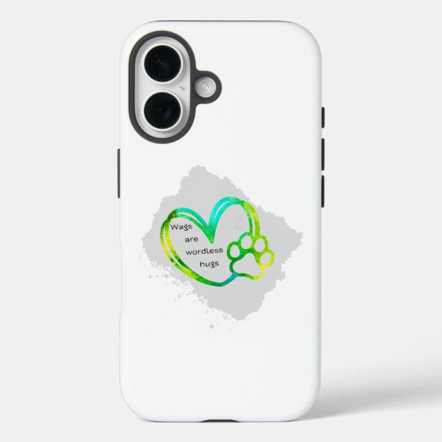 Pet Lover iPhone Case - Summer Heart Style (Rückseite)