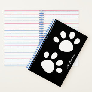 Pet Lover Journal Personnalisé Paws Cadeau