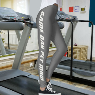 Pet-Mama-Spieltag dunkler metallischer Schimmer ne Leggings