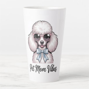 Pet-Mama-Vibes Pudel-Hund-Sonnenbrille Rosa Gesche Milchtasse