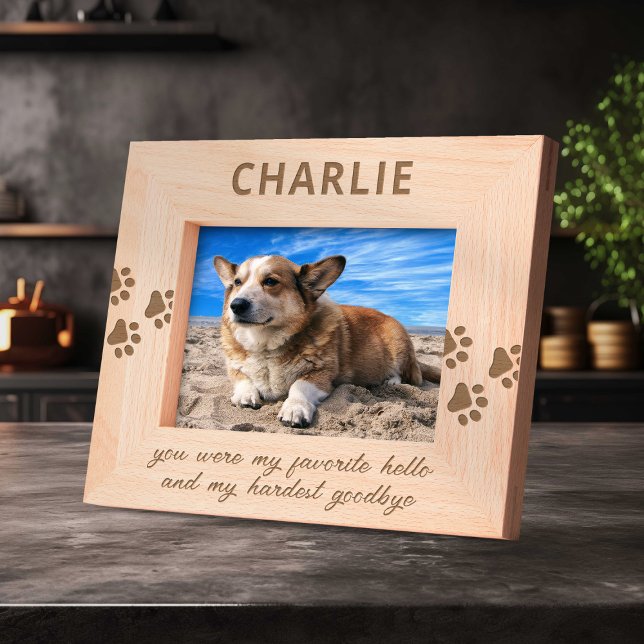 Pet Memorial Hardbye Geätzte Rahmen (Von Creator hochgeladen)