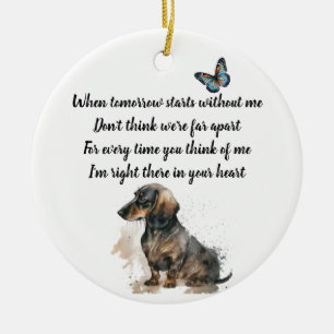 Pet Memorial mit schönen Worten. Vollständig bearb Keramik Ornament