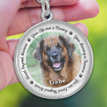 Pet Memorial Personalisiert Hund Foto Paw Prints Sterling Silberkette<br><div class="desc">Ehre deinen besten Freund mit einer eigenen Foto-Gedenkstätte. Diese einzigartigen Haustierdenkmäler sind das perfekte Geschenk für sich selbst, Familie oder Freunde, um Ihre Liebsten zu ehren. Wir hoffen, dass Ihre Hundedenkmäler Foto Halskette Ihnen Frieden, Freude und glückliche Erinnerungen bringen wird. Zitat: "Ihr Leben war ein Segen, Ihr Gedächtnis ein Schatz,...</div>