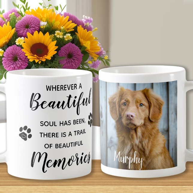 Pet Memorial Pet Loss Beileid Keepake Foto Kaffeetasse (Von Creator hochgeladen)