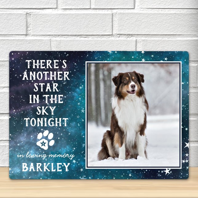 Pet Memorial Pet Loss Keepake Hund Foto Fotoplatte (Von Creator hochgeladen)