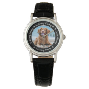 Pet Memorial Pet Loss Personalisiert Hund Foto Armbanduhr