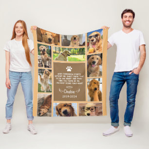 Pet Memorial Photo Collage de couverture